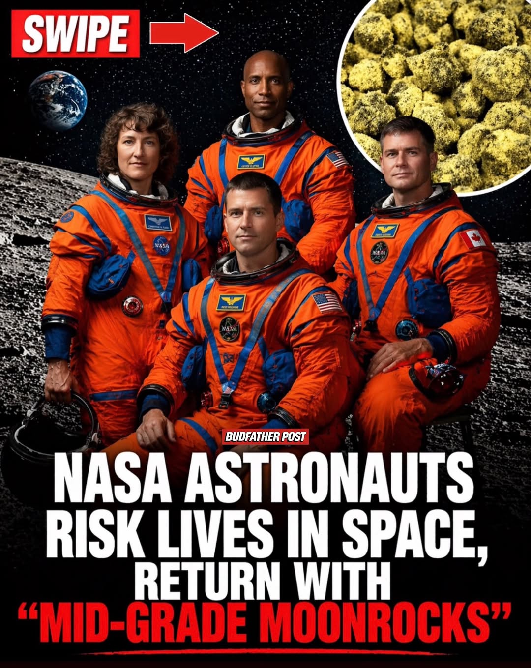 NASA astronauts return with mid-grade moonrocks